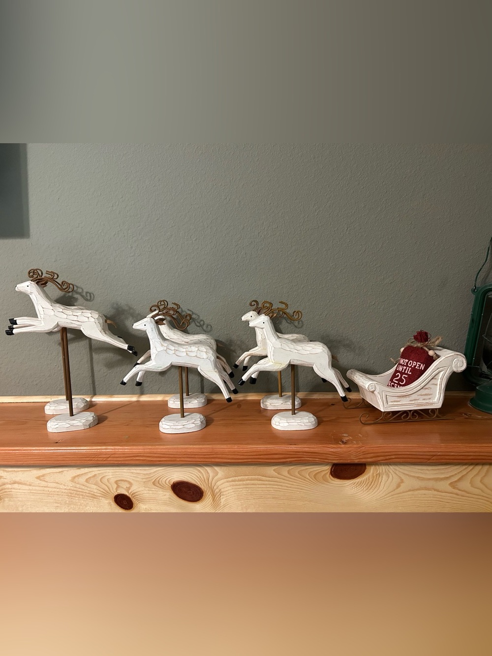 🎄 Vintage Pier 1 Imports Christmas Reindeer & Sleigh Collection 🎄